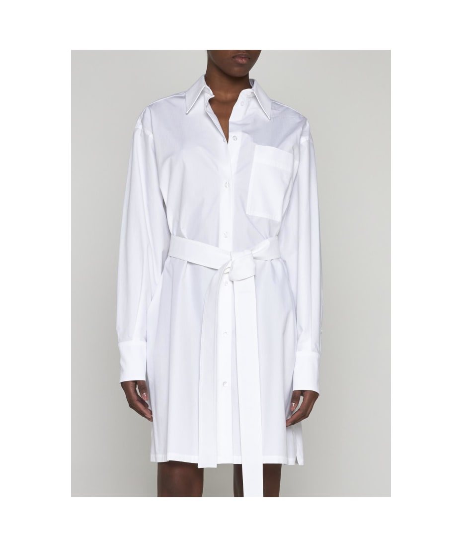 【Sportmax】関税込★shirt dress SportMax William Cotton-blend Shirt Dress | italist, ALWAYS