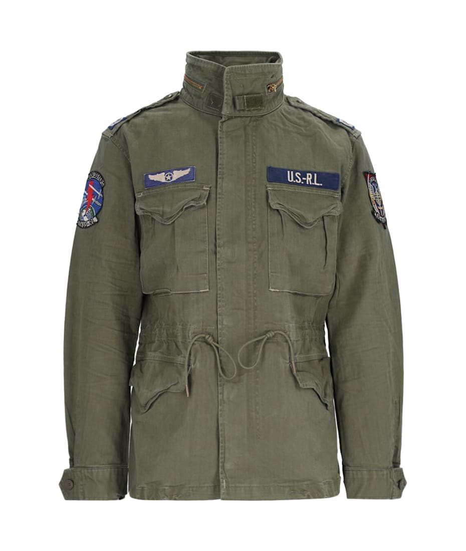 【送料&関税込】Ralph Lauren Military Technical Jacket Polo Ralph Lauren Military Jacket | italist
