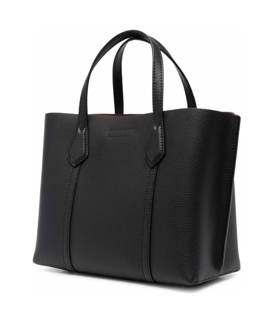 Tory Burch Black Leather Perry Tote Bag