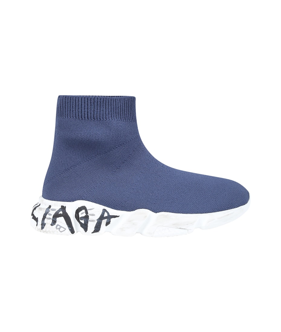 Kids Blue Unisex deals Balenciaga Sneakers