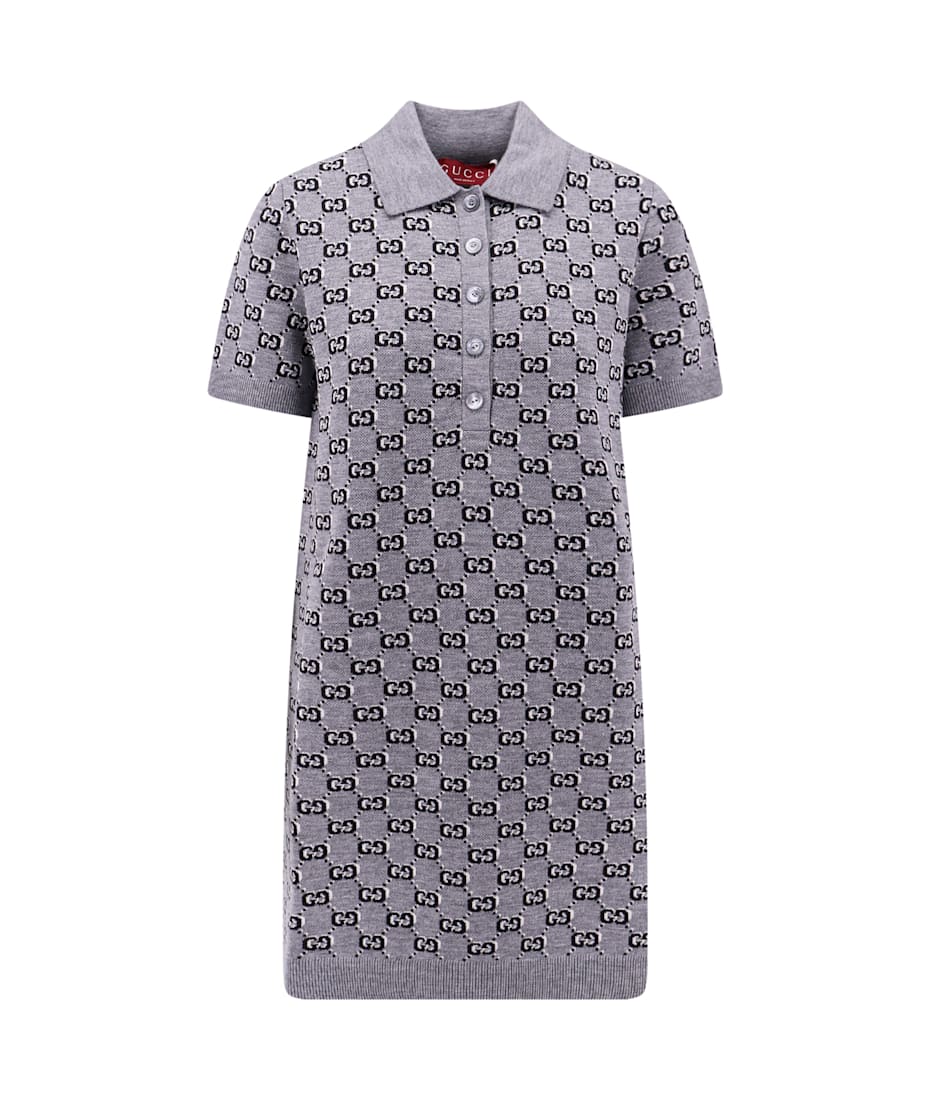 ワンピース GUCCI WOOL MINI DRESS Gucci Black Wool Mini Dress | italist