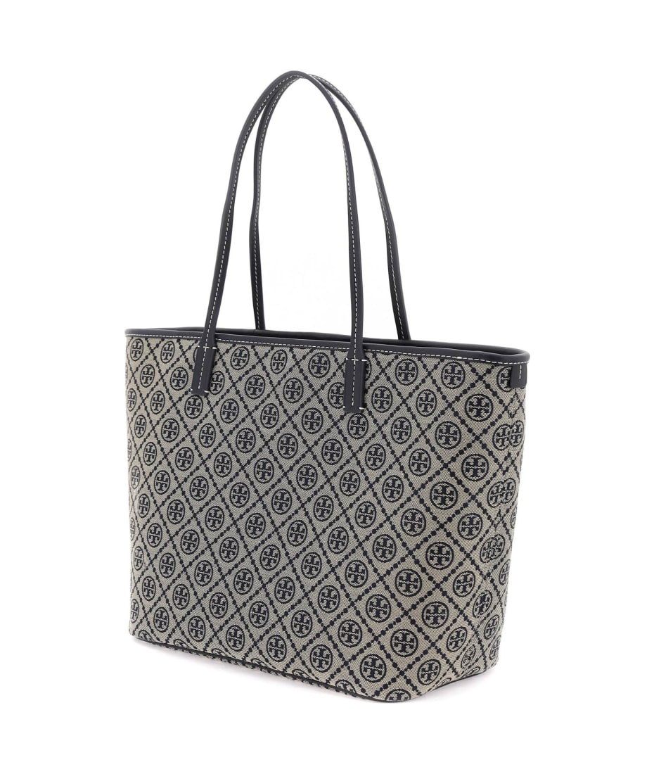 T Monogram Zip Tote Bag