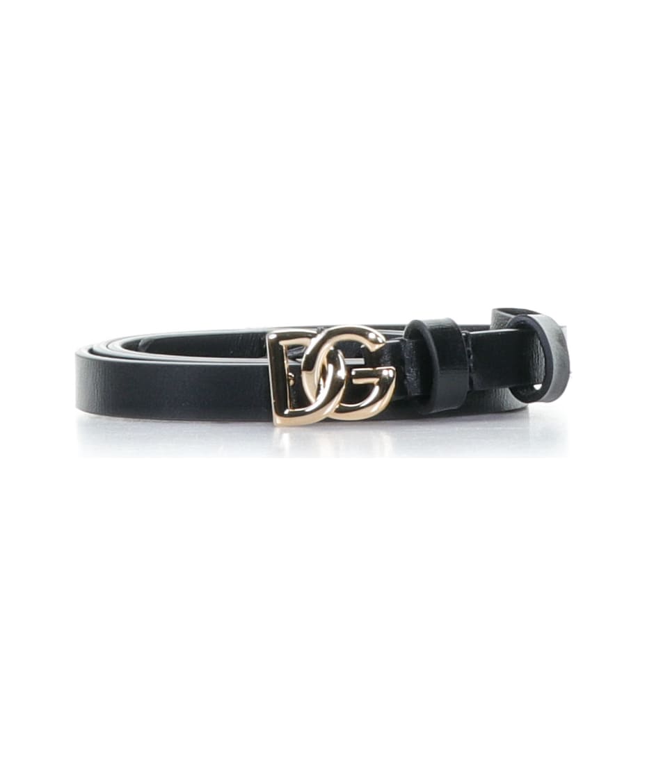 Dolce & Gabbana Leather Belt With Logo Buckle | Sci2sShops, ALWAYS LIKE A  SALE