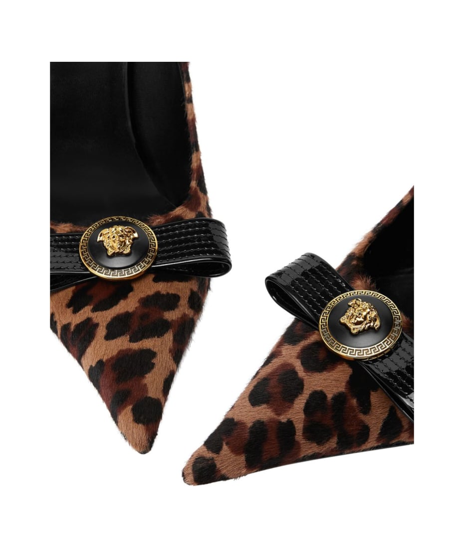 【関税＆送料込み】Versace Pump T.110 Calf Leather Shoes Versace Pump T.110 Calf Leather | italist