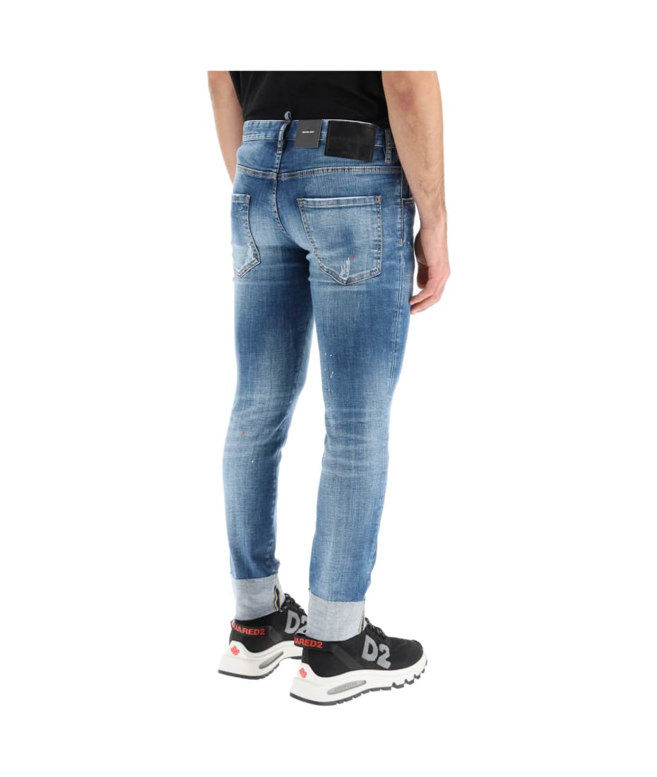 Dsquared2 Medium Wash Icon Skater Fit Jeans | italist, ALWAYS LIKE