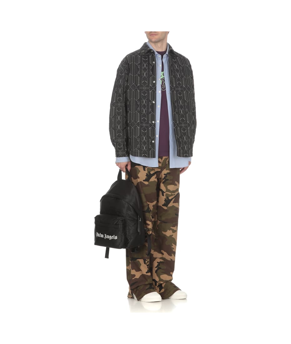 Tシャツ・カットソー Palm Angels All Monogram Quilted Dover jacket Palm Angels All Monogram Quilted Dover Jacket | italist