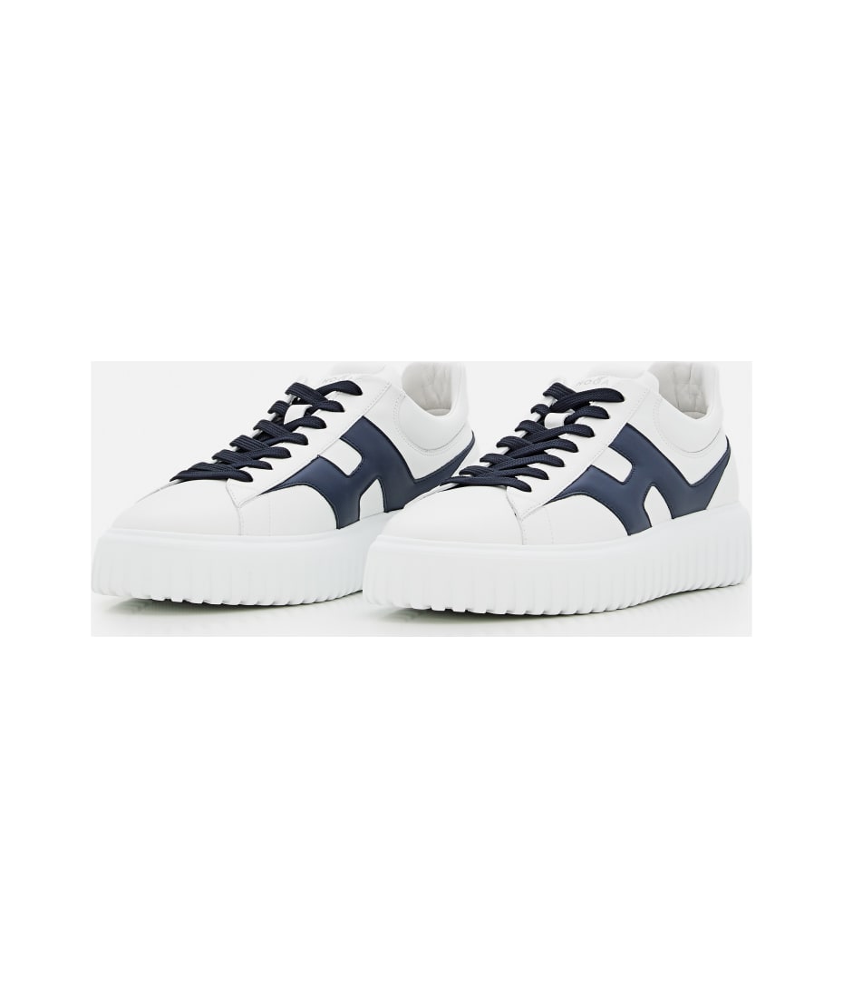 スニーカー HOGAN SS25 SNEAKER H-STRIPES (HXW6450FC60 LE90446) Sneakers Hogan H-Stripes WHITE, BROWN for Man