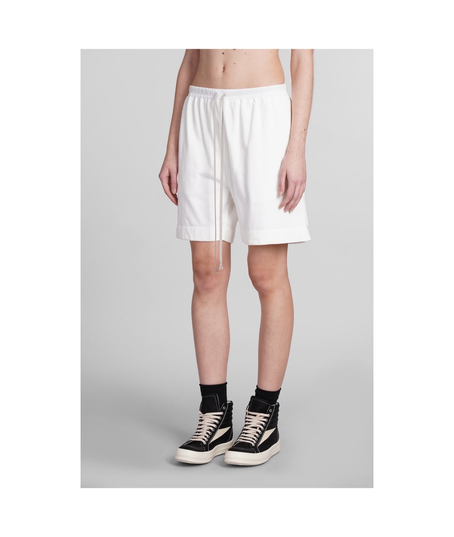 DRKSHDW Boxers Shorts In White Cotton - white