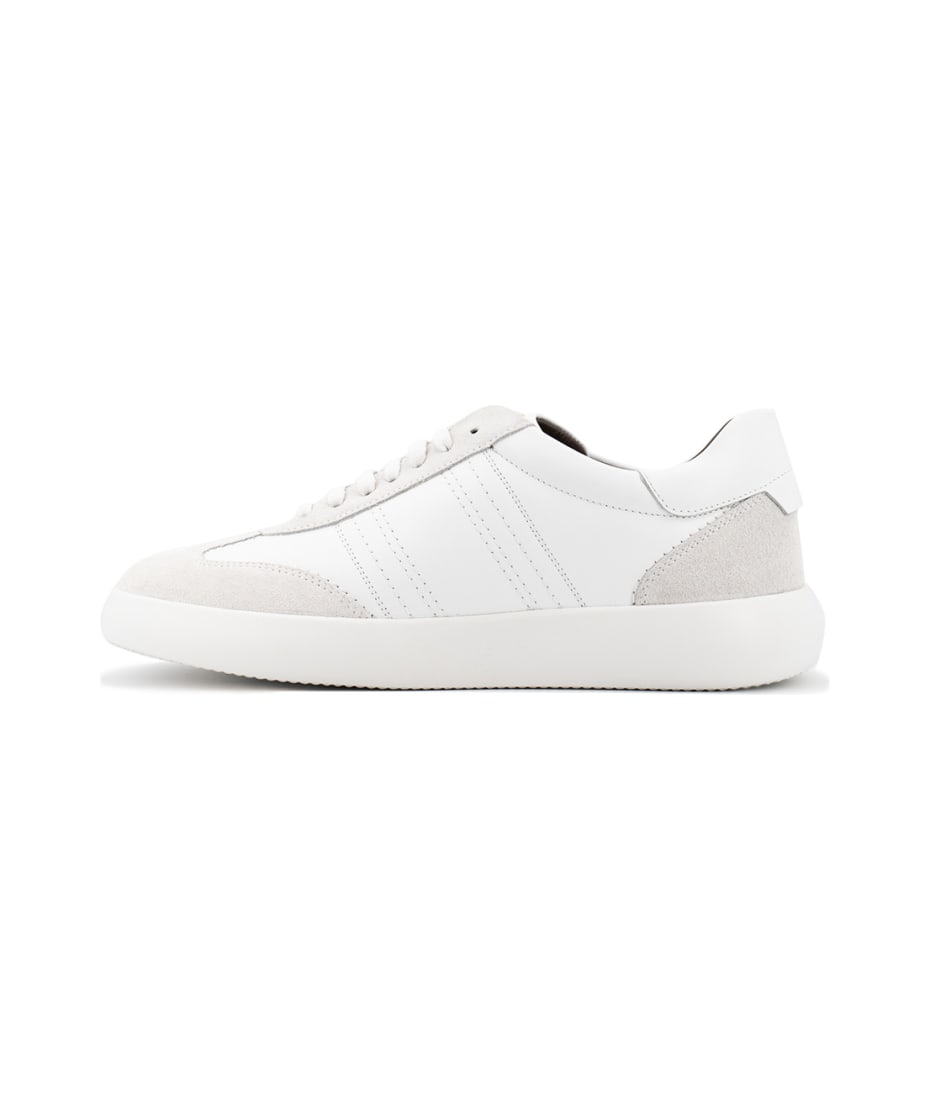 スニーカー BRIONI Men Sneakers QHLW0LPA701 9090 White Brioni WHITE TRAINER SNEAKERS FOR MEN | miinto | REVERSIBLE