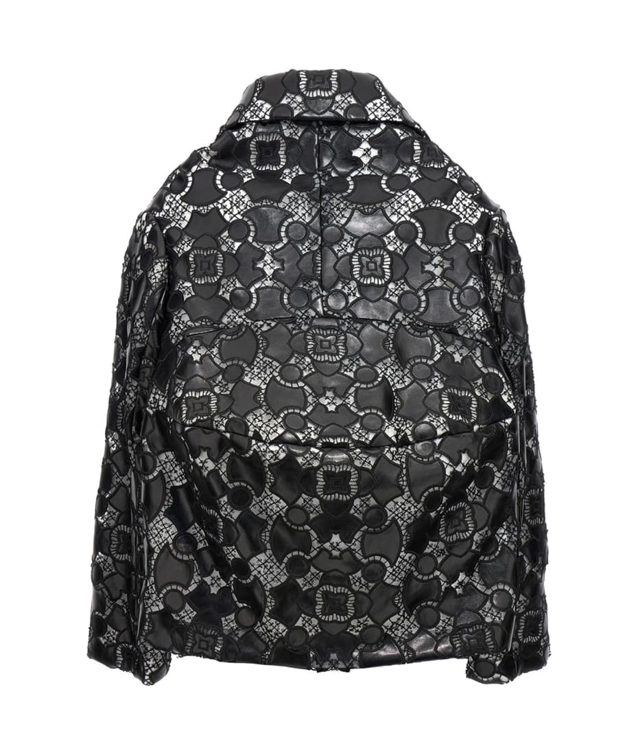 【関税込み】comme des garcons Lace laser jacket Comme des Garçons Lace Laser Jacket | italist
