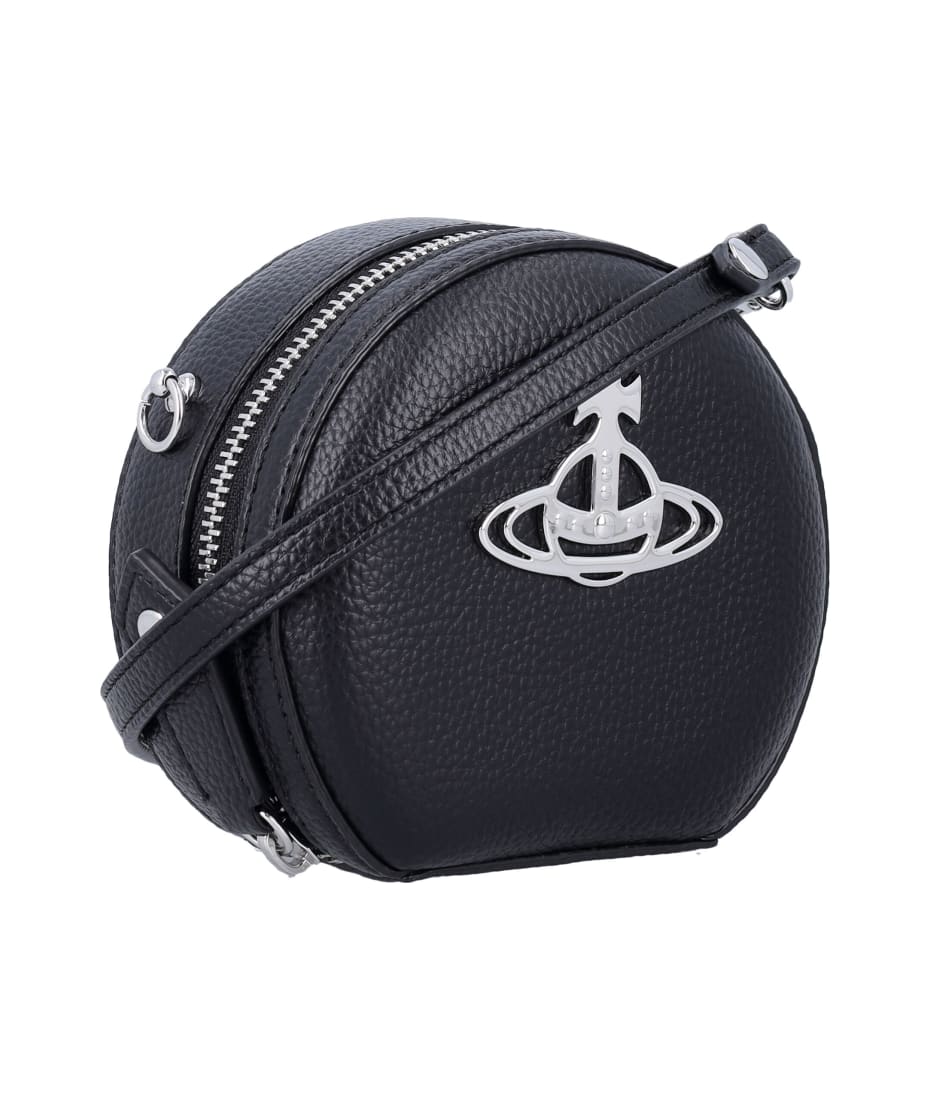 ★Vivienne Westwood★ Mini Round Crossbody Bag Black 5802000 Vivienne Westwood Mini Round Crossbody Bag | italist, ALWAYS