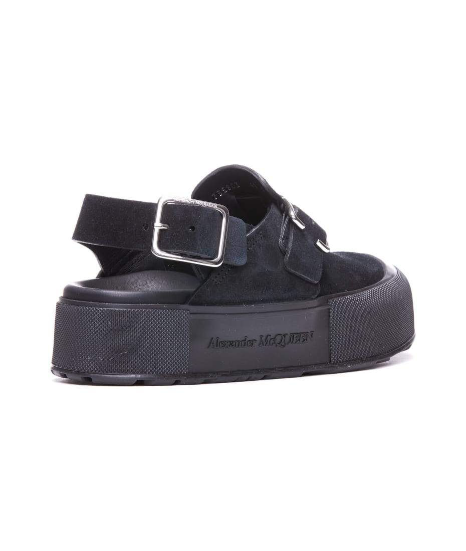 【Alexander Mcqueen】★送料/関税込★ MOUNT SLICK SANDALS Alexander McQueen - Mount Slick suede sandals Alexander McQueen