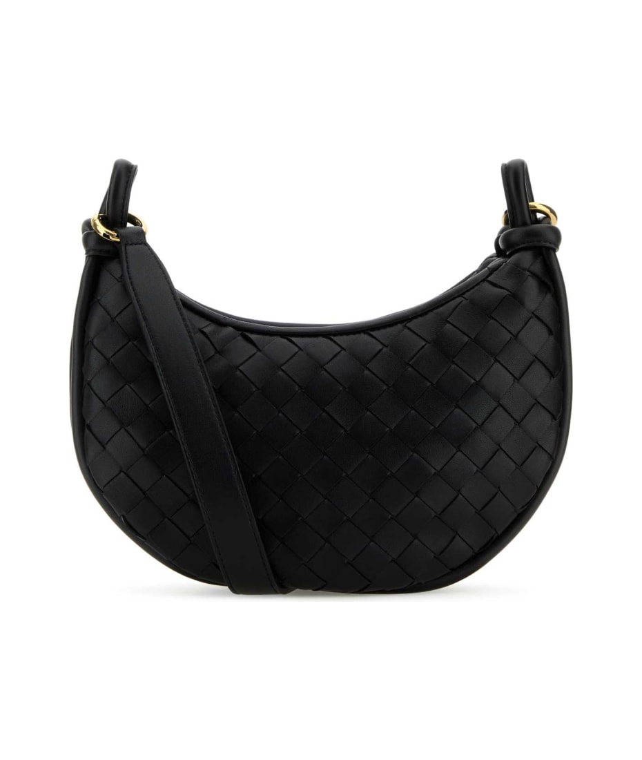★BOTTEGA VENETA★ GEMELINI POUCH SHOULDER BAG BLACK 796354V BOTTEGA VENETA Gemellini Pouch Shoulder Bag Black 796354