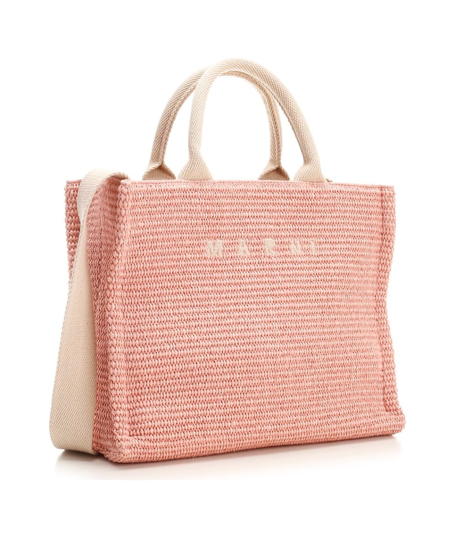 East West Tote, Raffia Purse