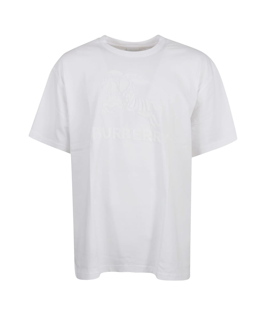 Tシャツ・カットソー BURBERRY White Cotton T-Shirt Burberry Cotton T-shirt | Men's Clothing | Vitkac