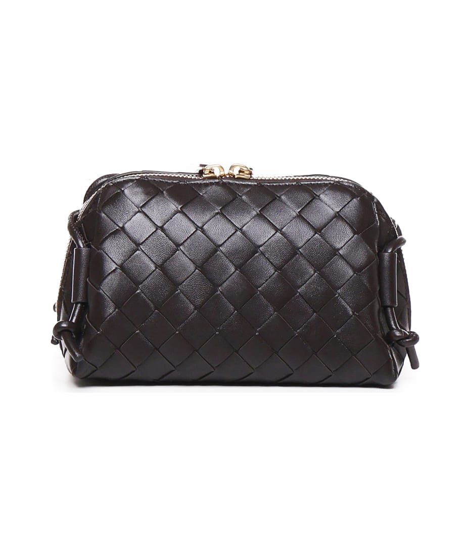 【関税込！限定１点】Bottega Veneta Concert Crossbody Bag Concert leather crossbody bag in green - Bottega Veneta