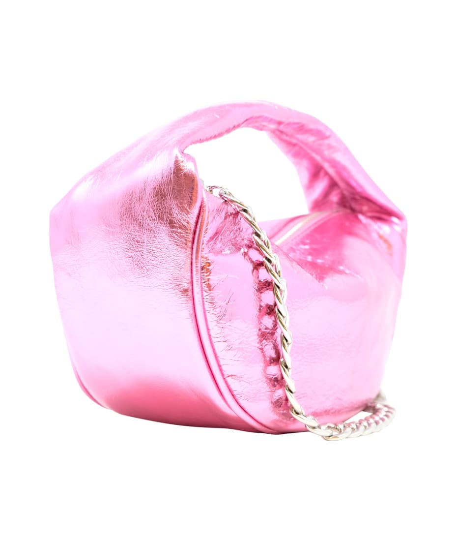 ☆NASTY FANCY CLUB☆ Belted Washed Leather Bag BABY PINK F25 Belted Washing Leather Bag (Baby Pink) F25QE990 - FANCY CLUB