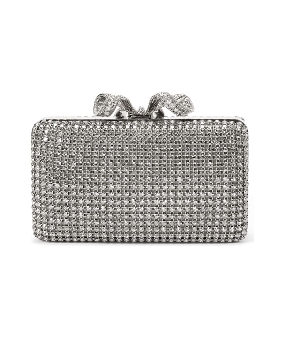 【送料&関税込】self-portrait Crystal Clutch Gold Crystal Box Clutch – self-portrait