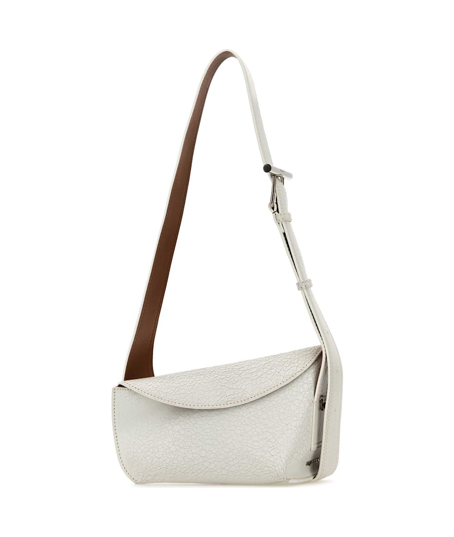 ショルダーバッグ・ポシェット ALEXANDER MCQUEEN WHITE LEATHER SLING CROSSBODY BAG 15576693_54605425_600.jpg