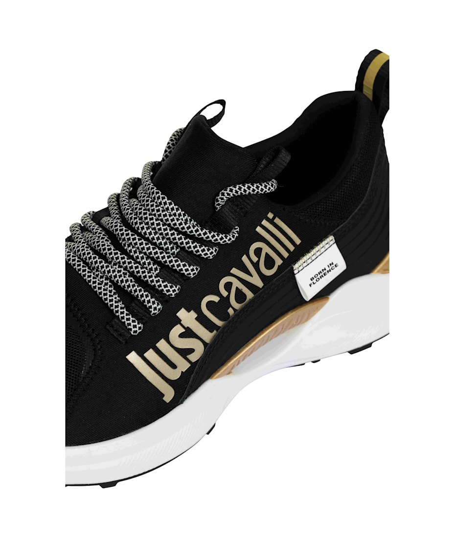 スニーカー JUST CAVALLI Men Sneakers Black 76QA3SB8ZP392 L01 Just Cavalli Outlet: Trainers men - Black | Just Cavalli