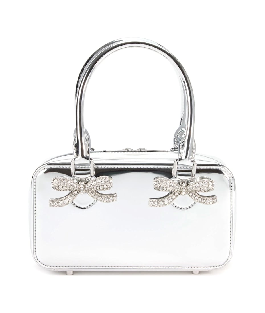self-portrait Metallic Leather Mini Tote Bag | italist, ALWAYS