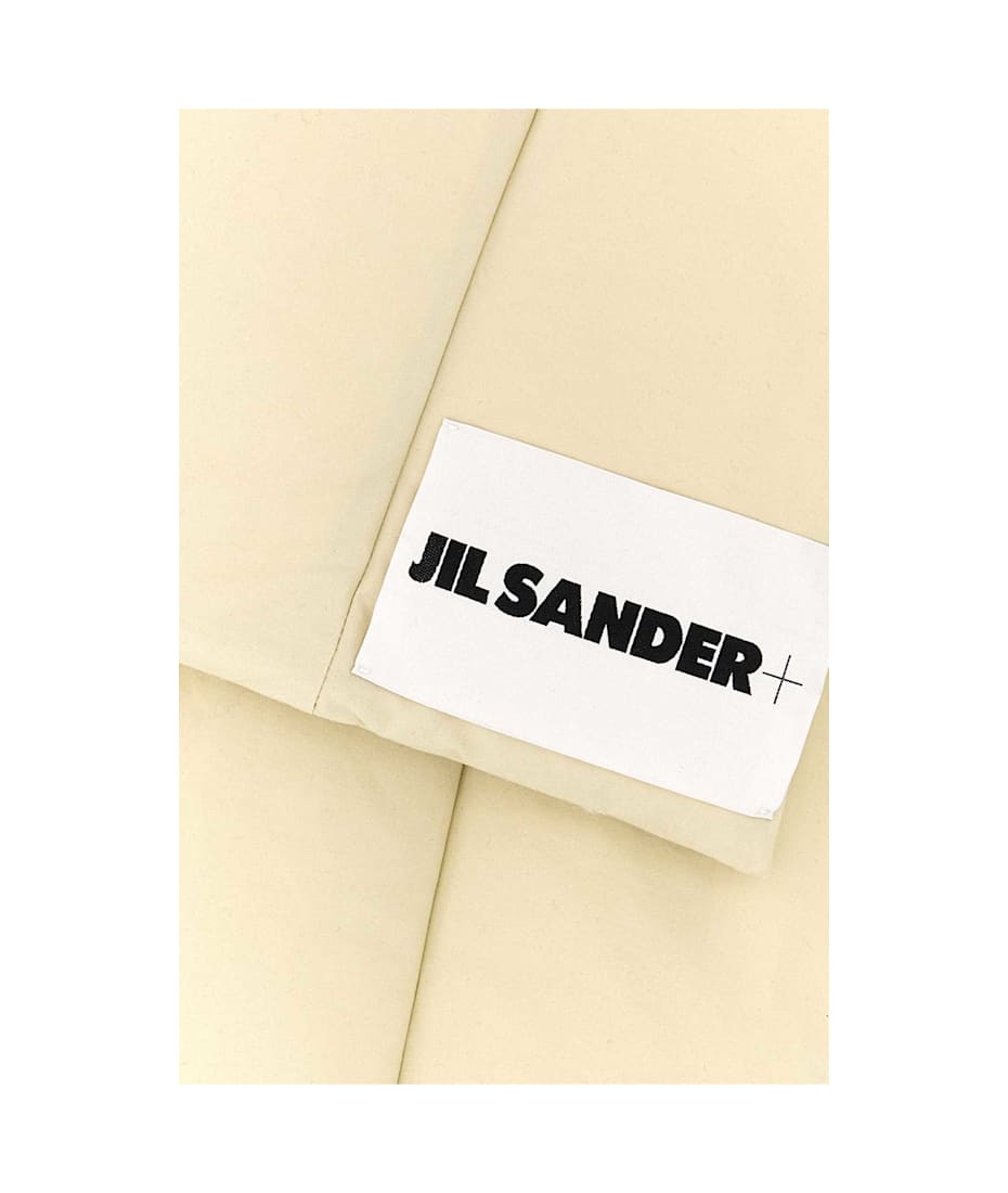Jil Sander Cream Cotton Scarf | italist