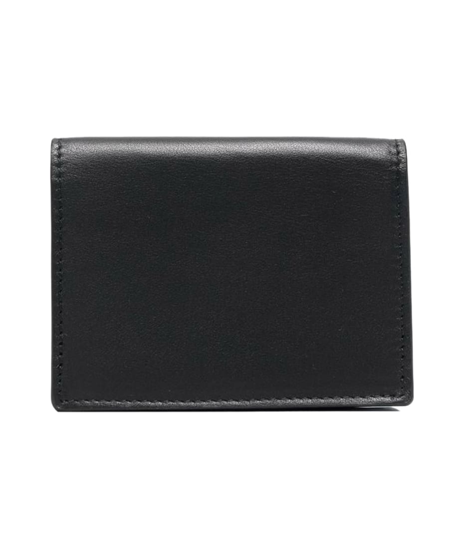 Zegna Logo Plaque Bi-fold Wallet in Black for Men