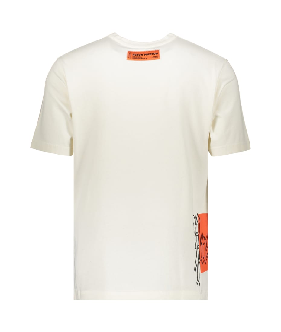 HERON PRESTON Printed Cotton T-shirt | italist