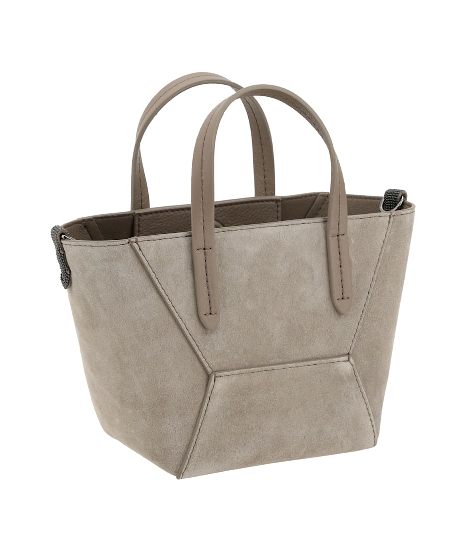 Brunello Cucinelli Suede Shoulder Bag | italist