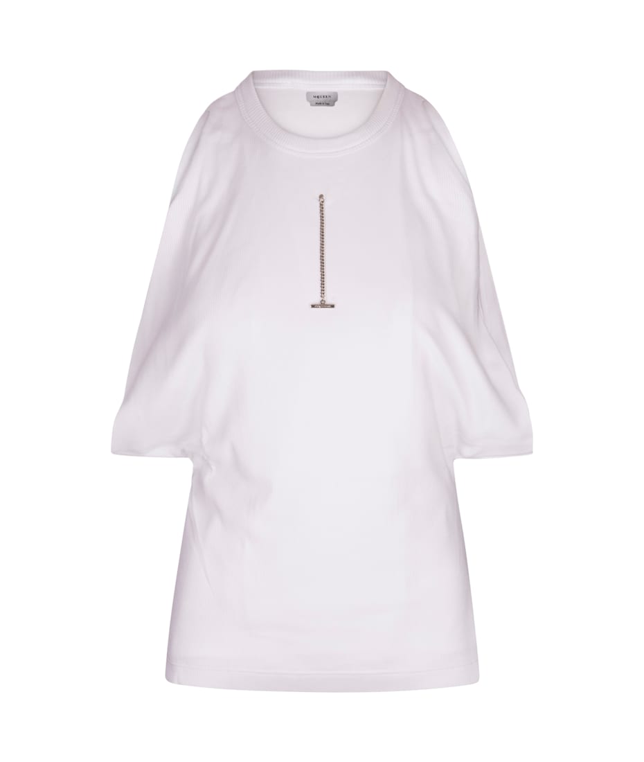 Alexander McQueen Draped Ribbed Tank Top | italist