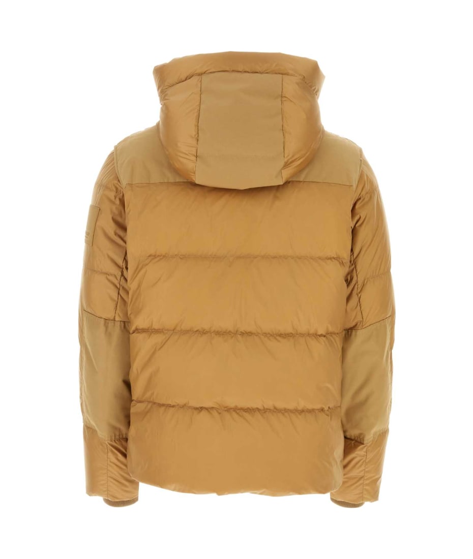Burberry Beige Nylon Padded Jacket ダウンジャケット 通販