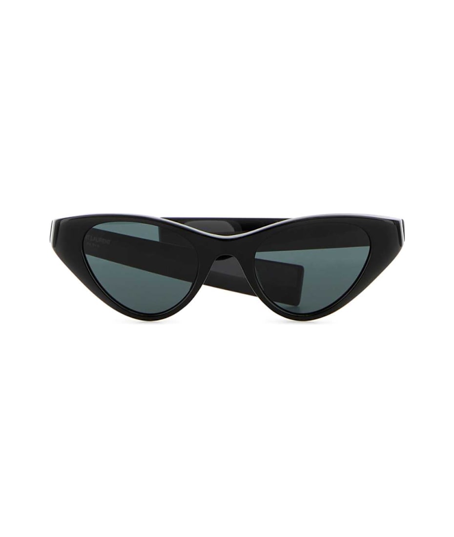 【送料&関税込】Saint Laurent Black Acetate Sl M144 Sunglass Saint Laurent Black Acetate Sl M144 Sunglasses | italist