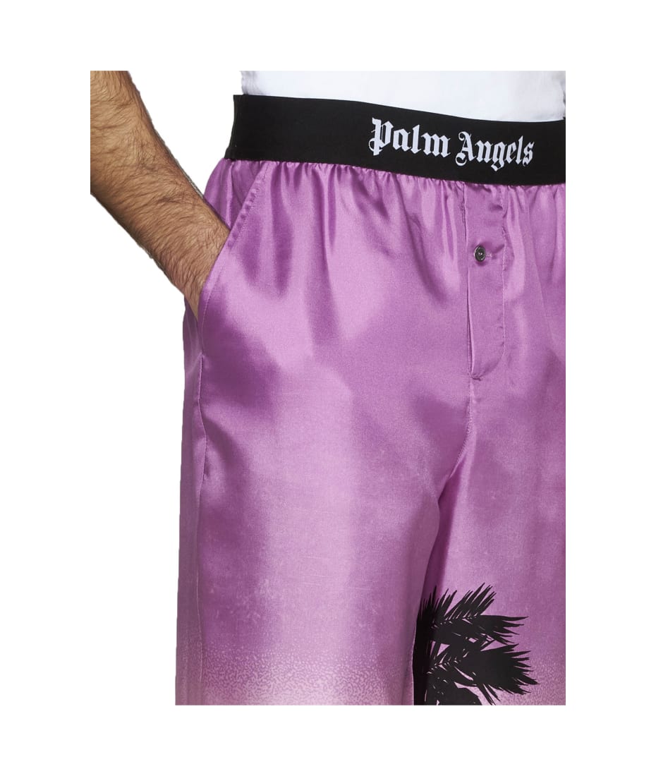 【関税&送料込】Palm Angels Printed Silk Pyjama Pant Palm Angels Printed Silk Pyjama Pant | italist
