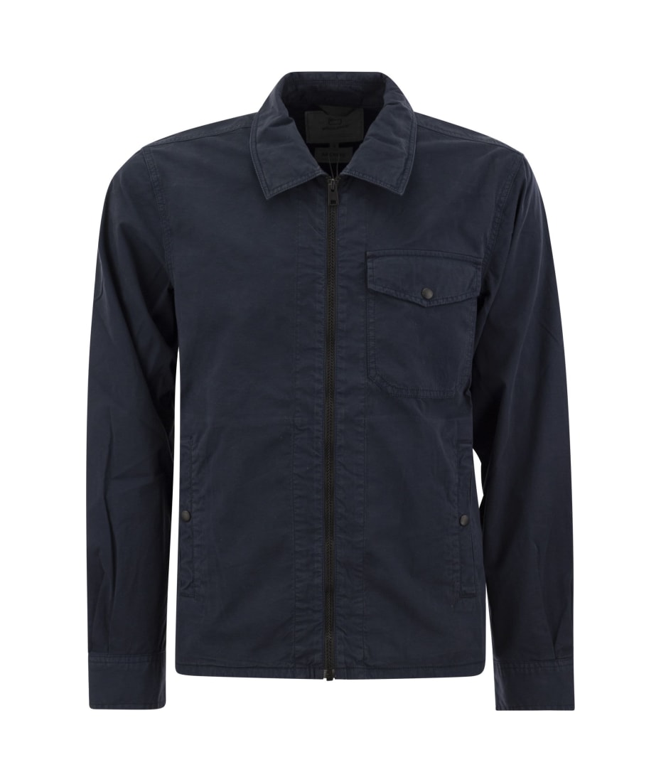 Tシャツ・カットソー WOOLRICH Garment-dyed shirt jacket in pure cotton Men's Garment-Dyed Overshirt in Pure Cotton green | Woolrich US