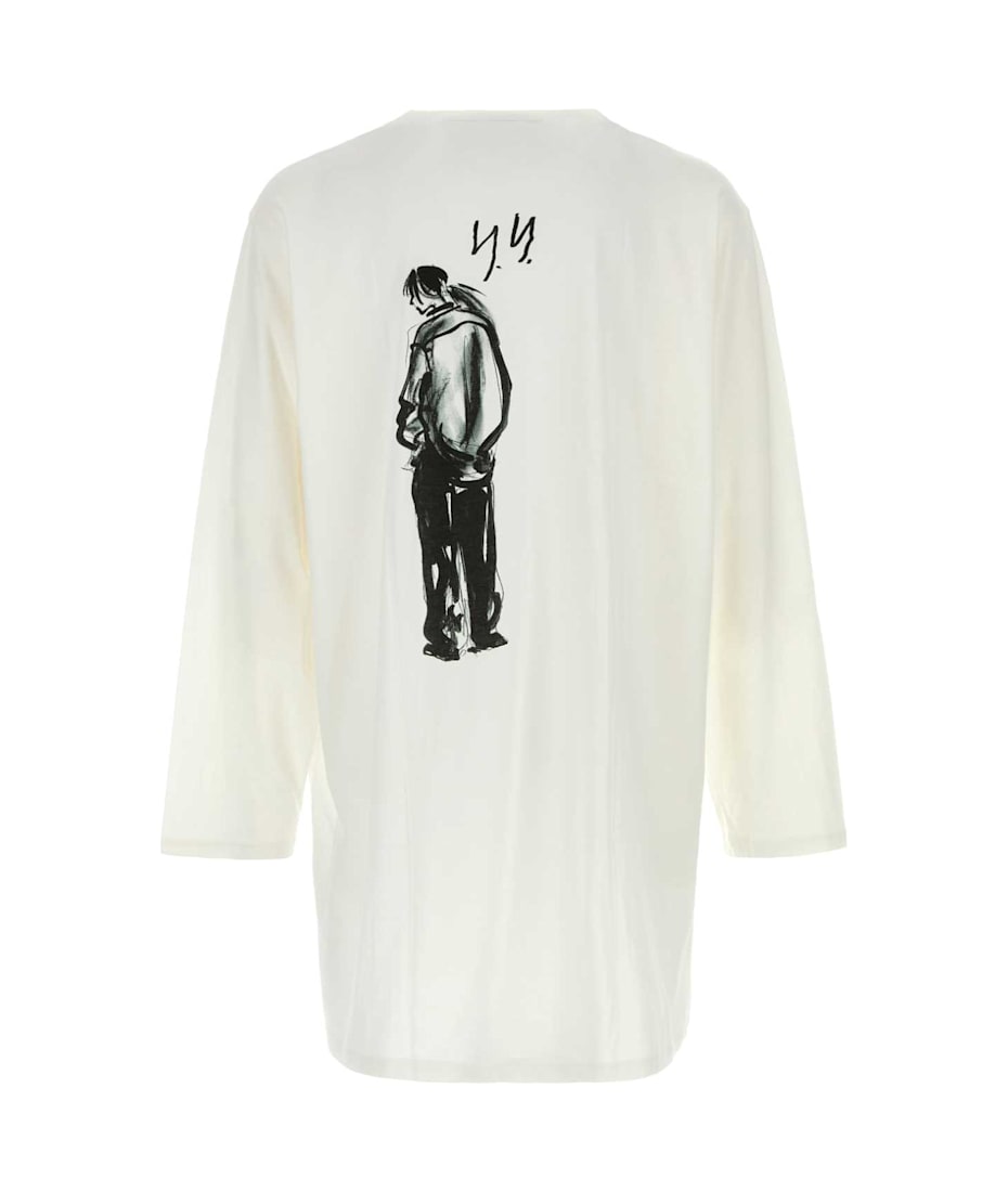 Tシャツ・カットソー YOHJI YAMAMOTO White Cotton Oversize T-Shirt Yohji Yamamoto White Cotton Oversize T-shirt | italist