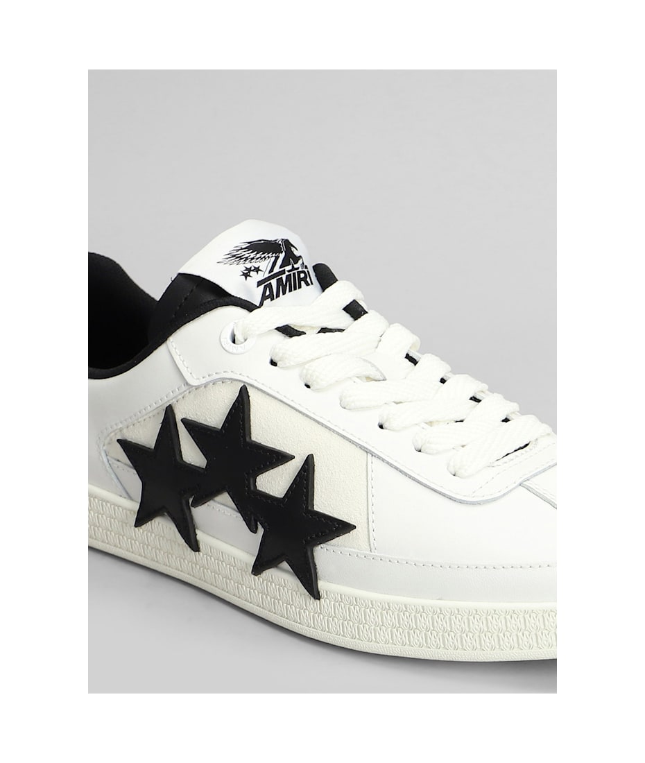 【送料&関税込】AMIRI Pacific Sneakers In White Leather AMIRI Pacific Sneakers In White Leather | italist