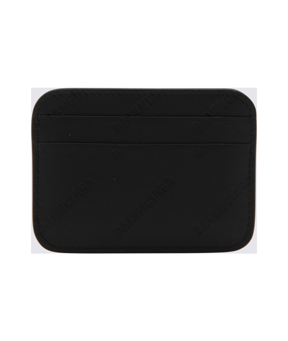 Balenciaga black card holder on sale