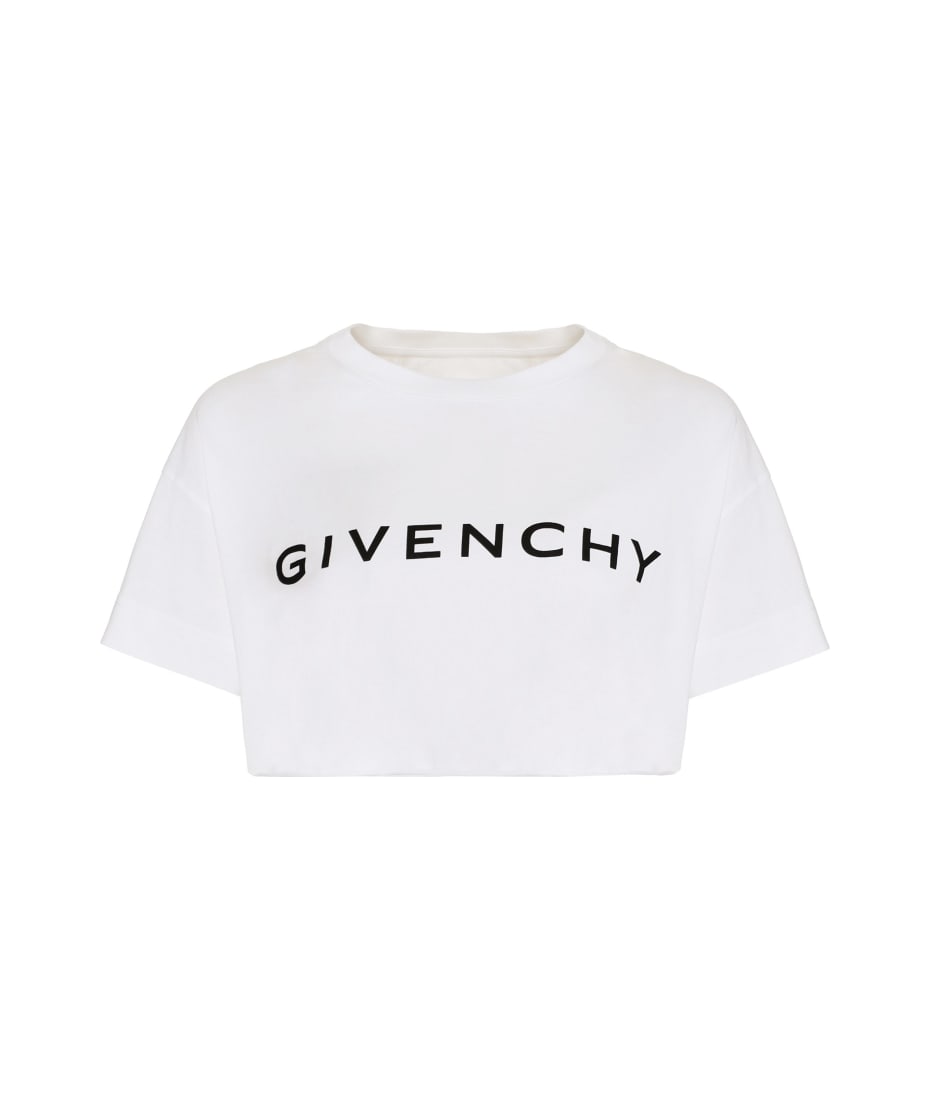 ◇ILLIGO◇ Signature Crop Tee White Signature High Low Cropped Tee | Beyond Yoga
