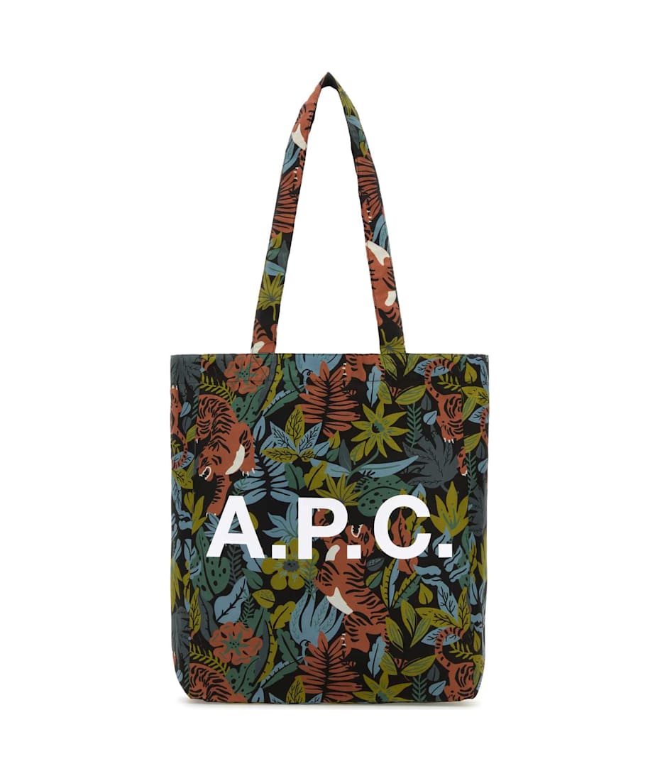 【送料&関税込】A.P.C. Printed Canvas Lou Shopping Bag A.P.C. Printed Fabric Lou Reversible Shopping Bag | italist