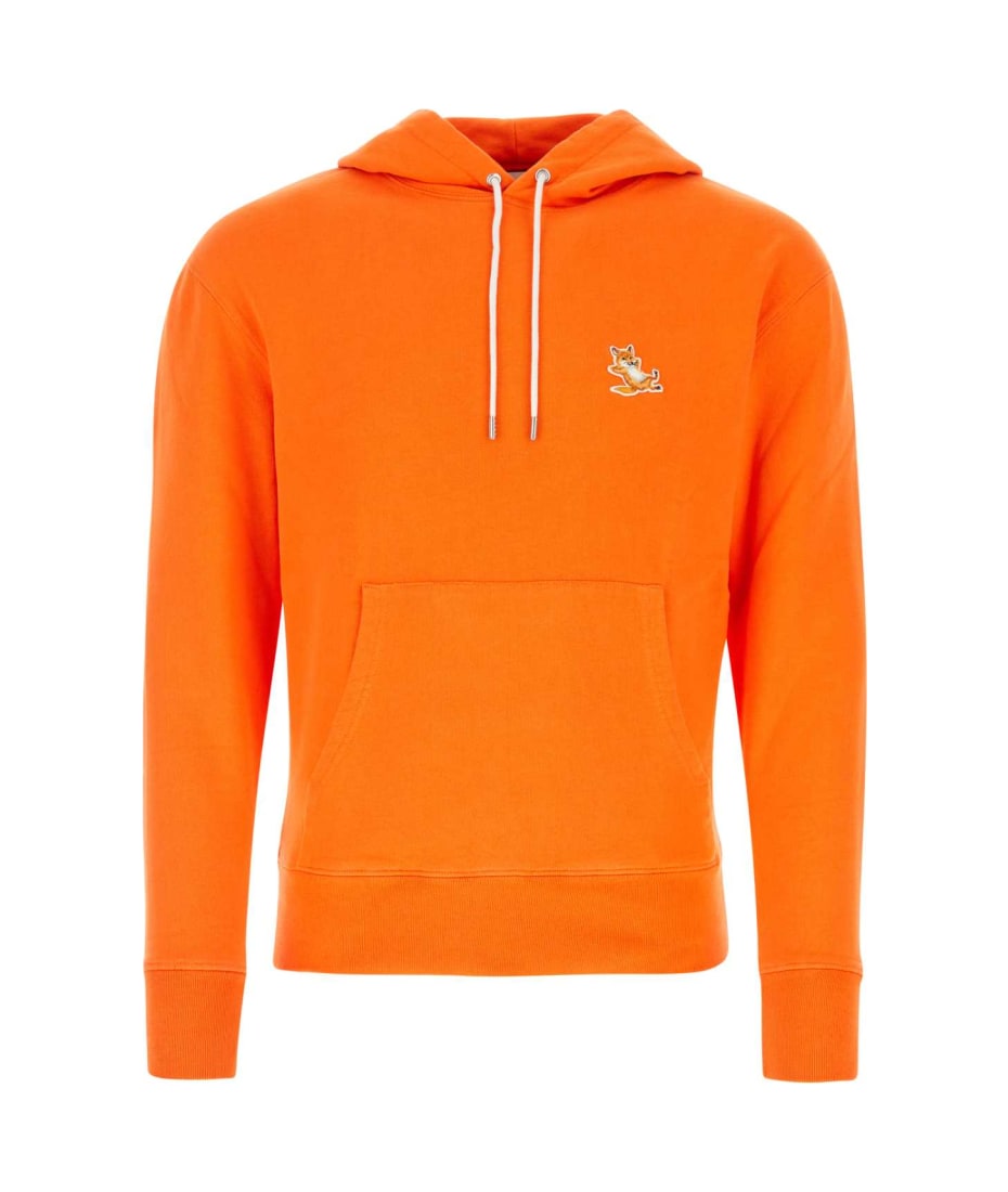 パーカー・フーディ MAISON KITSUNE Men Hoodies IU00355KM0001 P851 Orange Maison Kitsuné Orange Cotton Sweatshirt | italist