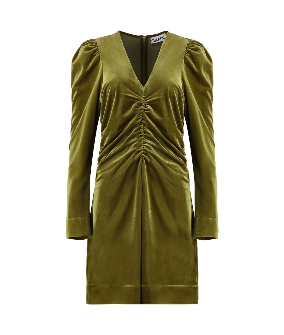 Ganni Velvet Dress | italist