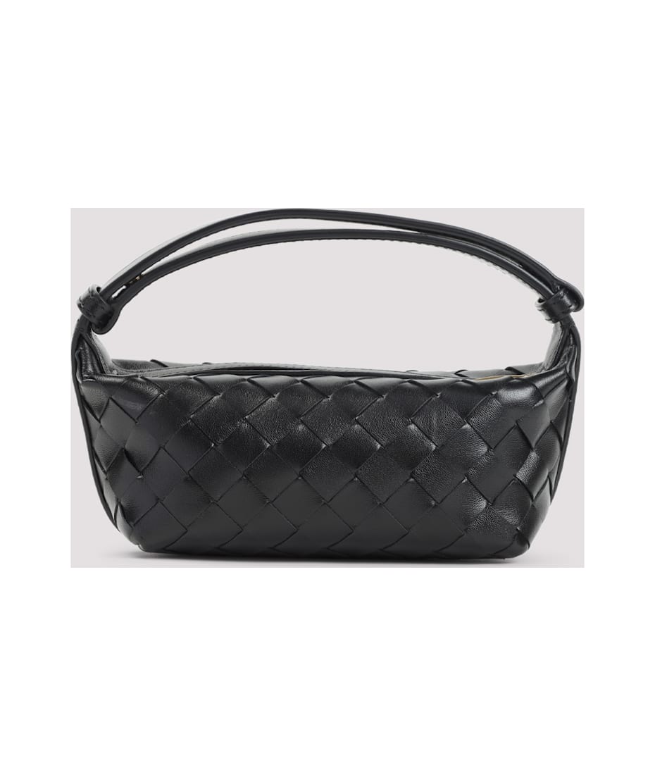 【関税込み】Bottega Veneta ベージュ East-West Wallace バッグ Bottega Veneta: Beige Mini Wallace Raffia Bag | SSENSE