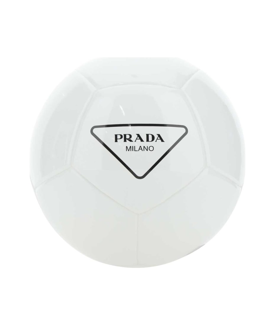 Prada White Rubber Soccer Ball - F0009
