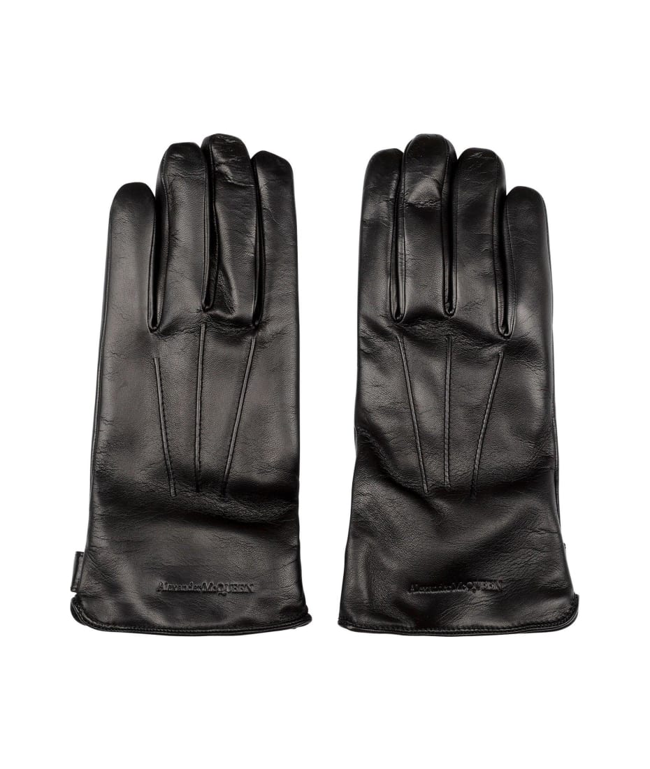 alexander mcqueen finger gloves