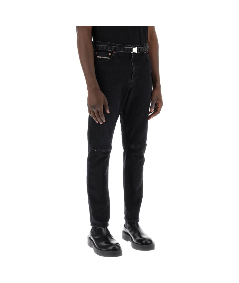 Sacai Slim Jeans With Belt | italist