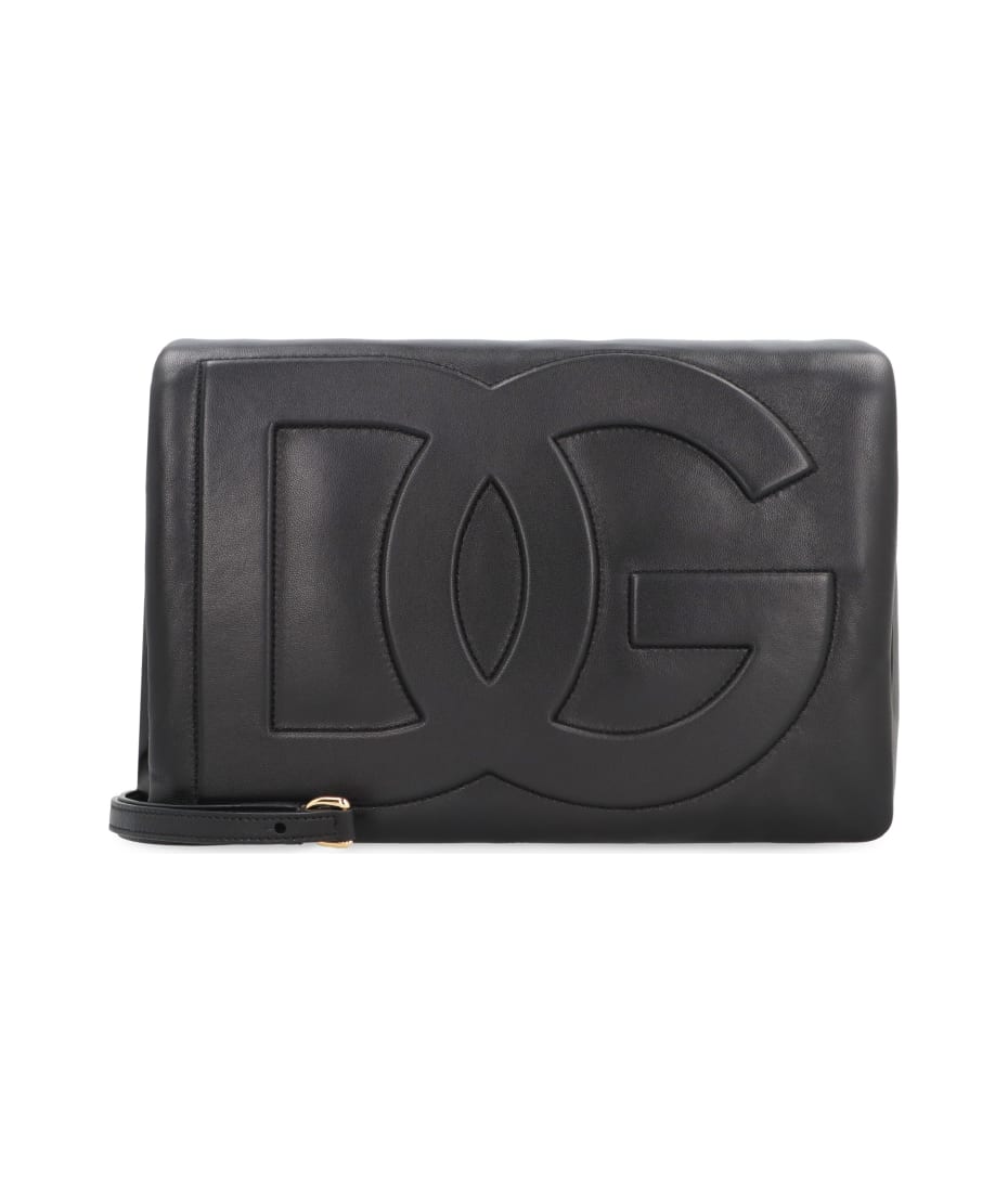 Dolce & Gabbana Dg Logo Leather Crossbody Bag | italist