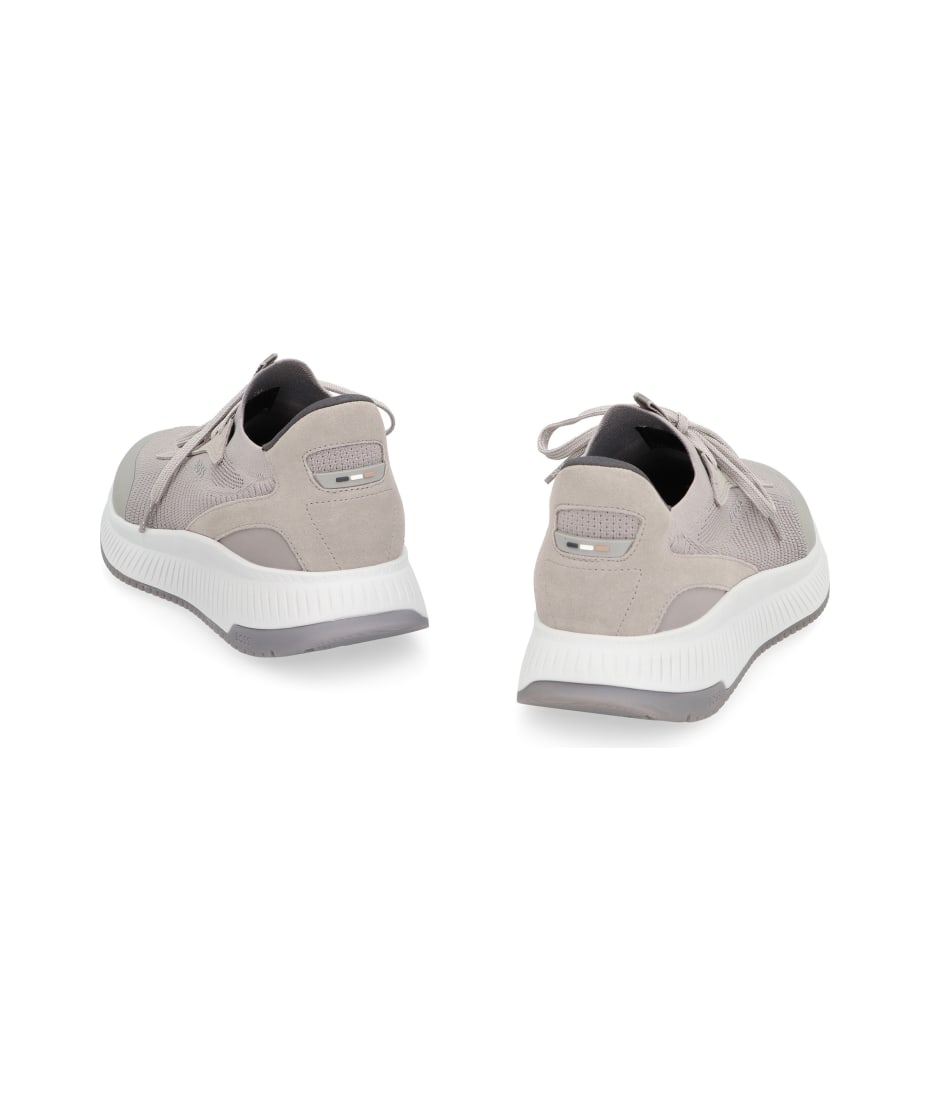 【送料&関税込】Hugo Boss Sock Fabric Low-top Sneakers Hugo Boss Boss Sock Fabric Low-top Sneakers In Grey | ModeSens