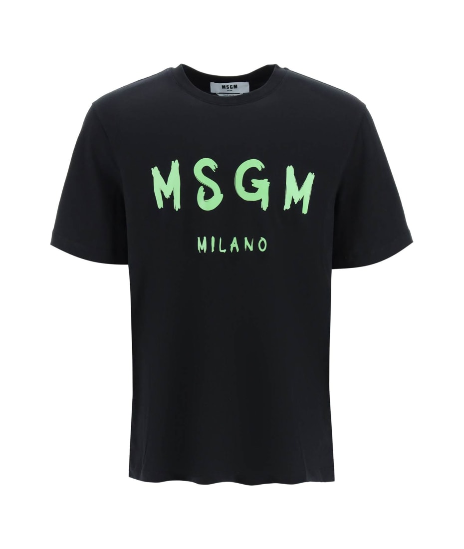MSGM ワイトレックトロストリンクカコハンツ 3641MDP19247109 99 MSGM T-shirt With Logo | italist