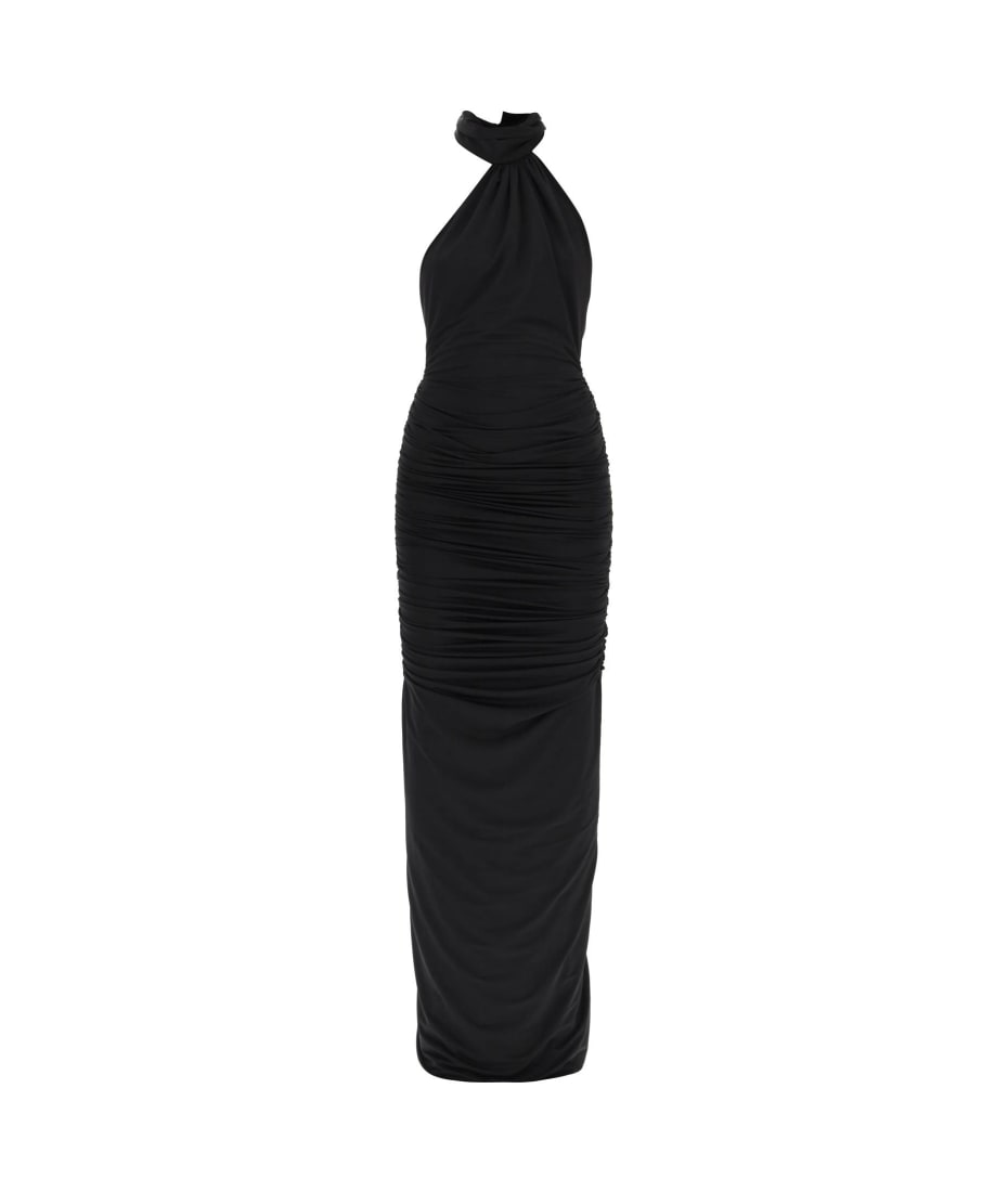 ワンピース GIUSEPPE DI MORABITO Black Jersey Dress with Chain Detail Giuseppe di Morabito Draped-jersey Maxi Dress | italist