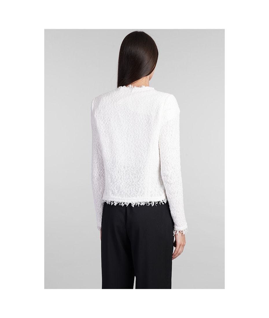 IRO Shavani Casual Jacket In White Cotton | italist, ALWAYS